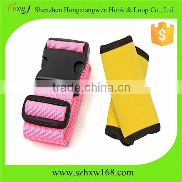 handle wrap and custom made luggage strap