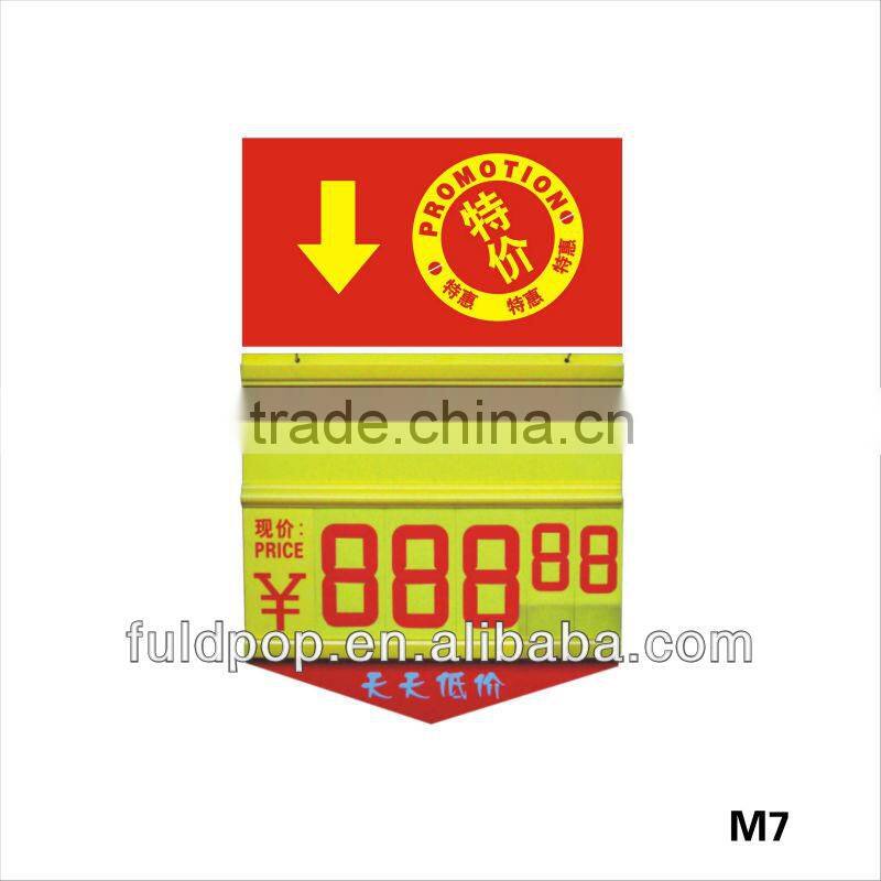 advertising sign holder for price sign
