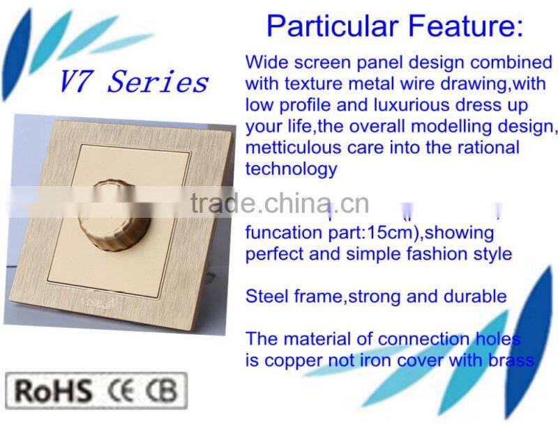 Good quality electrical switch control home use 250W fan dimmer