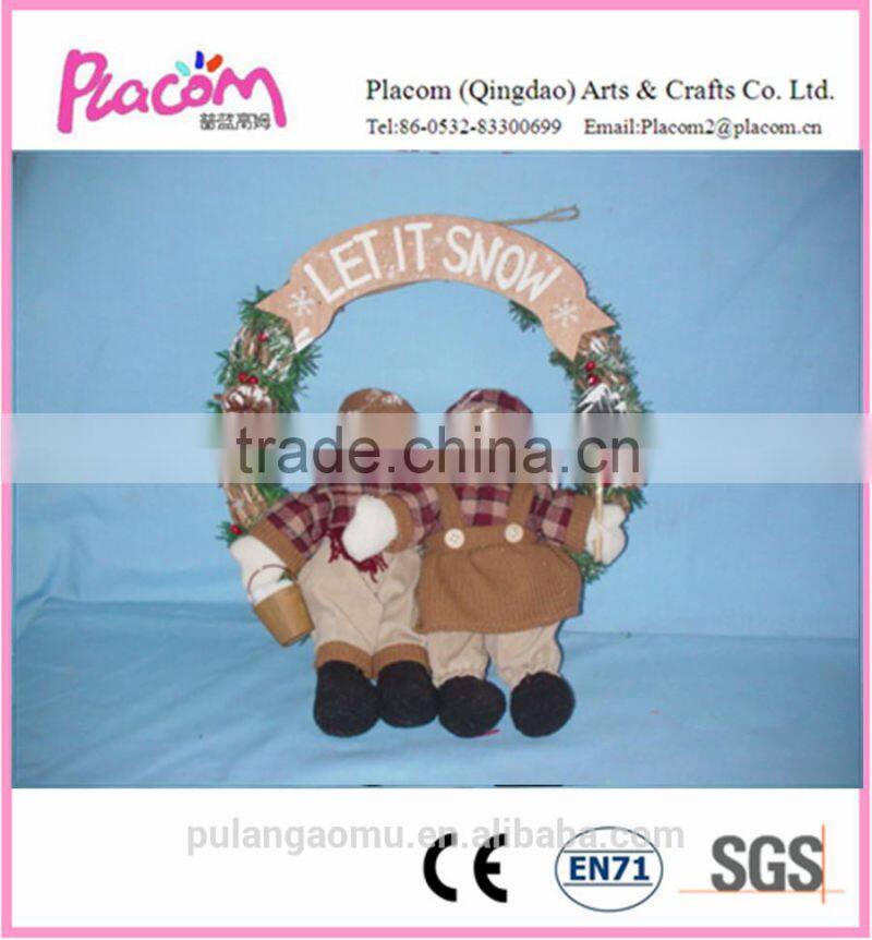 2015 Wholesale Plush Christmas Snowman Decorations, Christmas Ornament