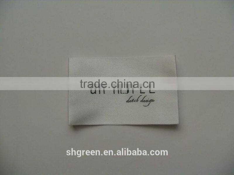 well-known nylon taffeta main woven patch