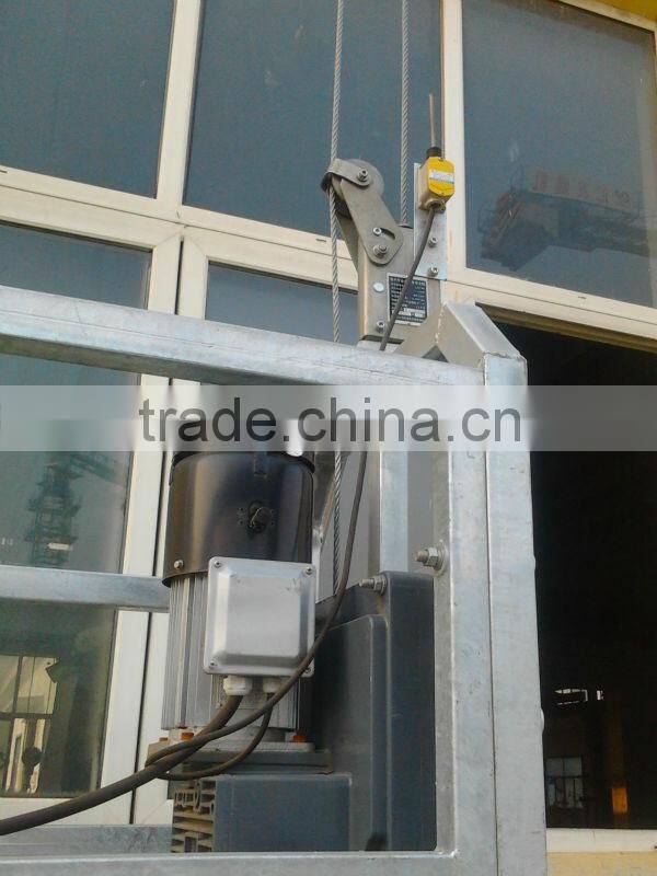100% new steel suspended platform,rope suspended platform/swing stage
