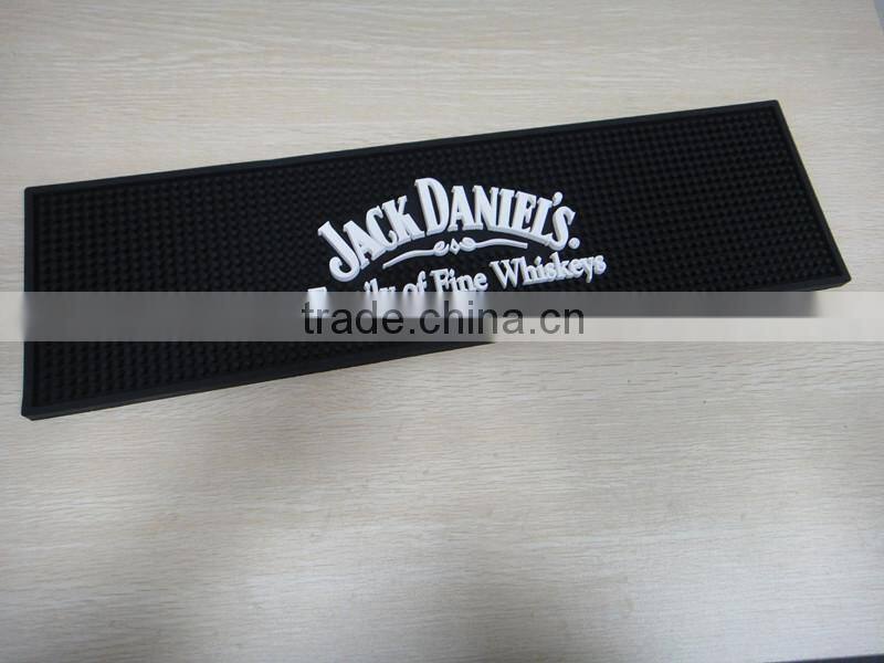 2015 Customized Logo Brand Soft Pvc Bar Mat