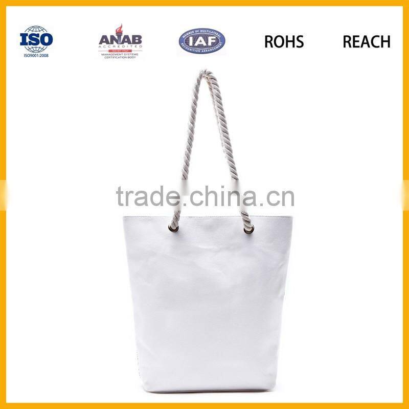 New Trendy Canvas Printed Pattern Ladies Bag Tote Bag Handbag