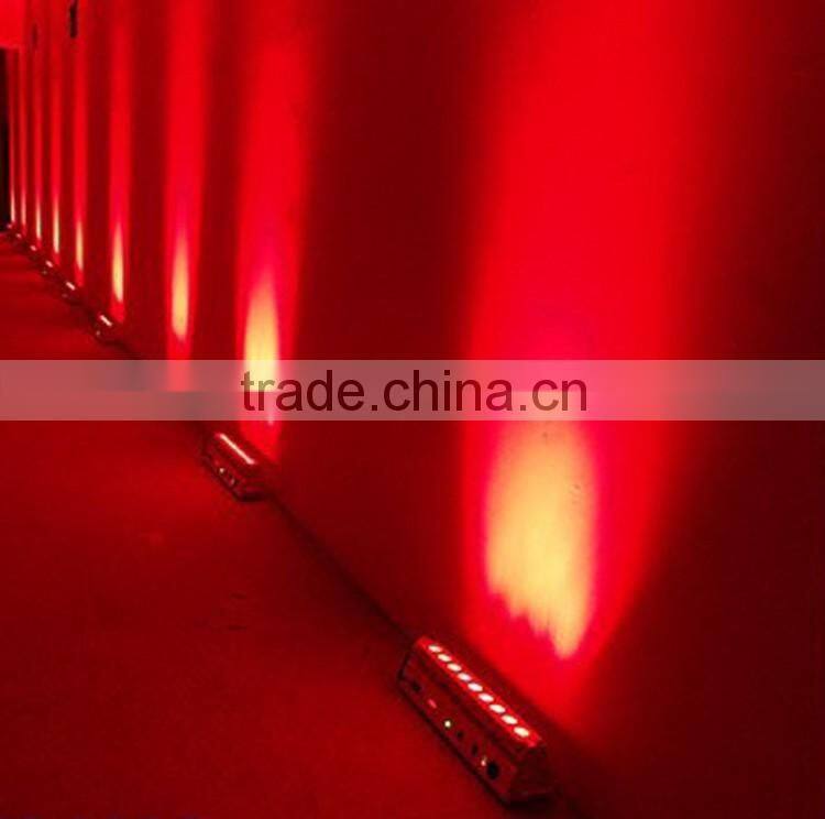 Pro Lighting Rechargeable DMX Wireless Battery Powered Backdrop 6in1 RGBWA+UV 9*18w LED Wall Washer