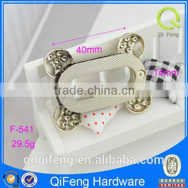 silver metal eyelets with diamond for bag decoration