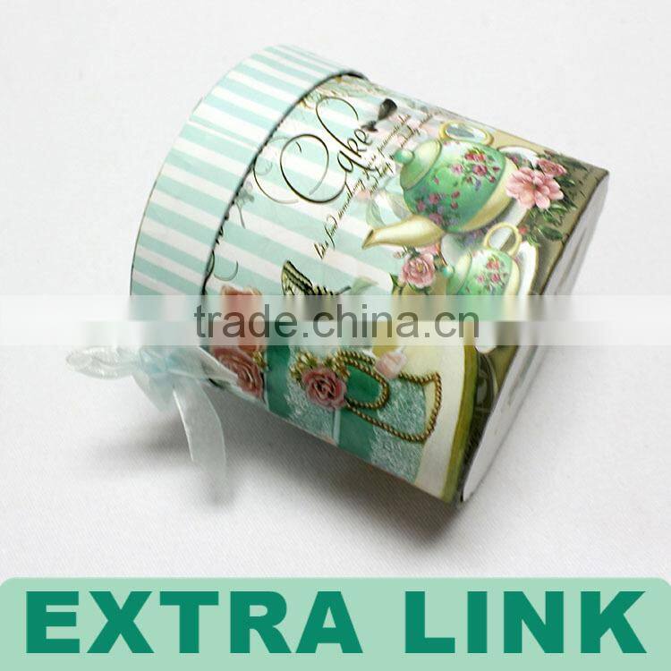 special newest design superior quality Popular PVC matt printing gift use round box with lids