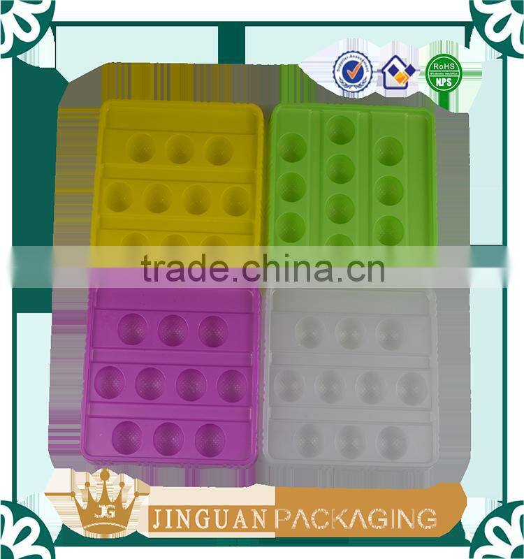 Colorful food grade PET blister chocolate tray