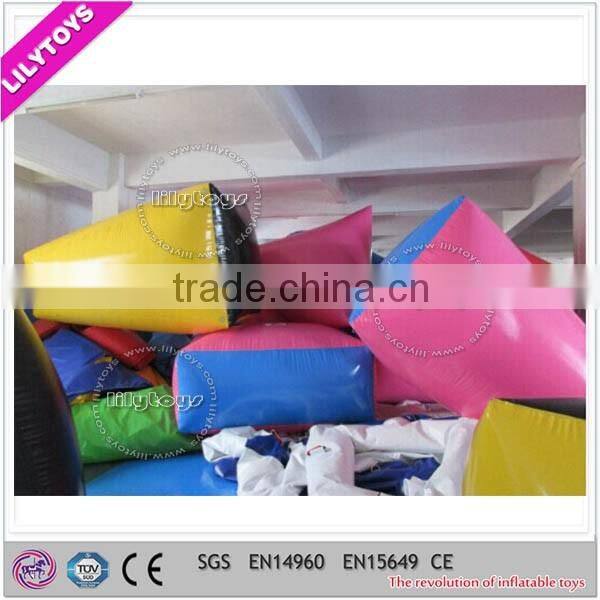 Iilytoys outdoor inflatable bunker, inflatable speedball bunker games