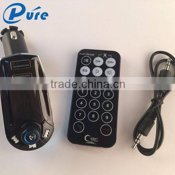 New Portable Rechargeable Bluetooth V2.1 Cell Phone Handsfree Speaker Car Kit with LED Screen Display