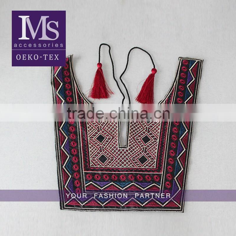 2016 fancy square design polyester fabric, white color viscose mesh fabric wholesale