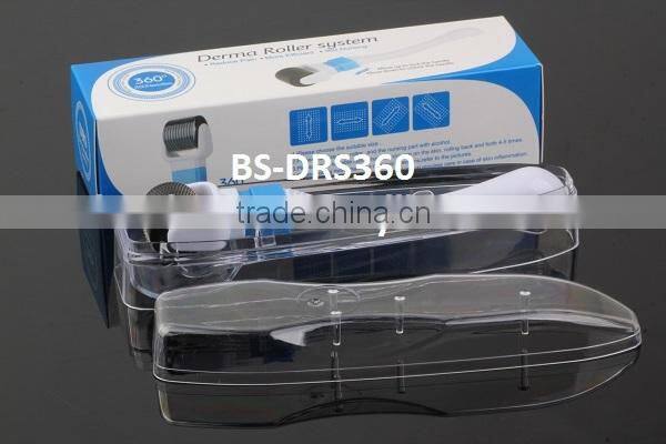 2015 popular sale 360 degree rotating 600 micro derma roller/ derma roller