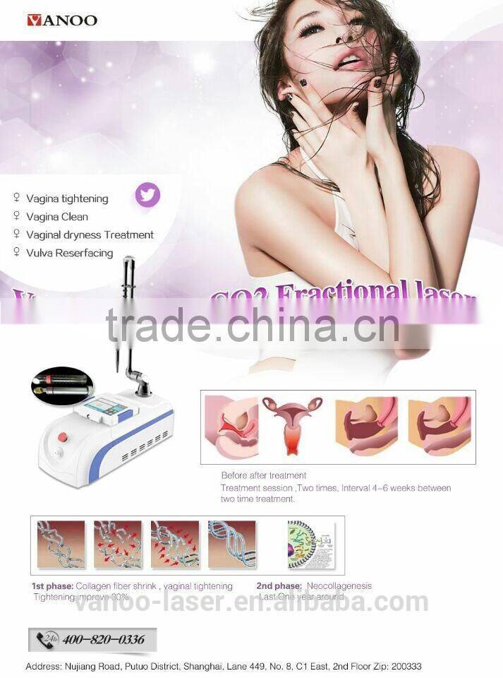2015 Latest Metal Tube Vaginal Tightening & Scars Removal Laser Co2 Fractional
