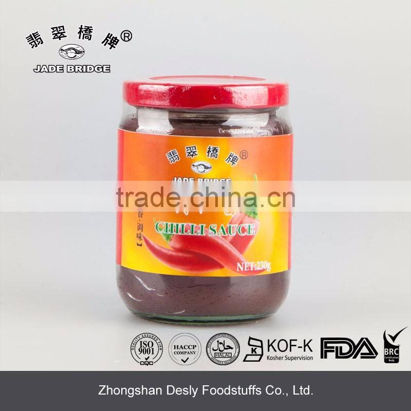 Jade Bridge hot chili sauce 230g