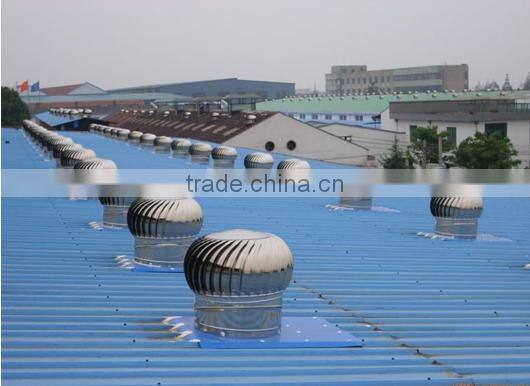 Roof ventilator fan with no power