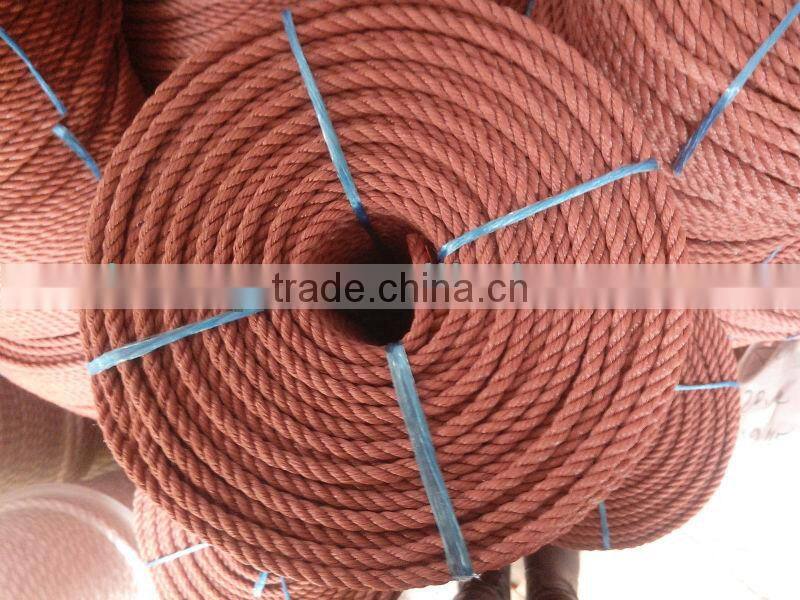 pp danline 3 or 4 strands twisted rope
