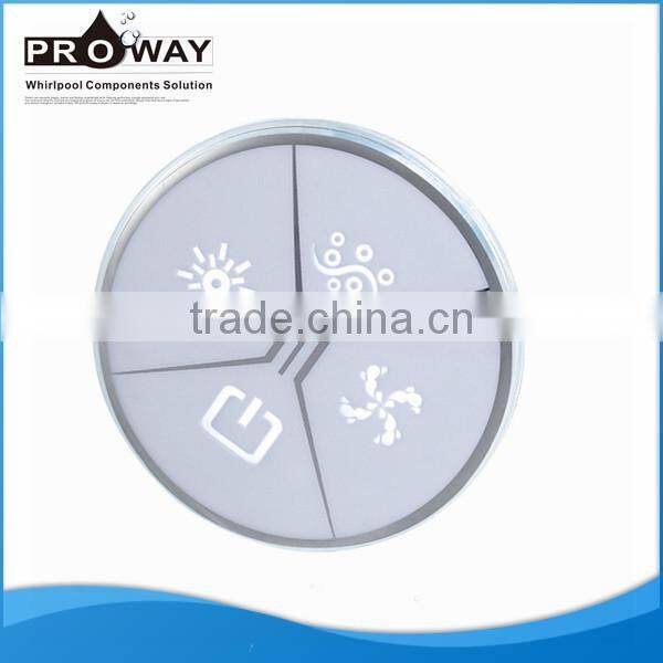 Sanitary for Bathroom Bathtub Portable Waterproof PU Spa Bath Pillow with Suction Cup