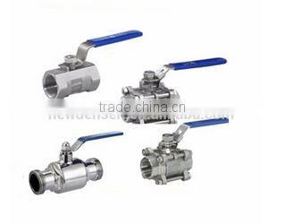 OEM customized 1/2",3/4",1",1-1/4",1-1/2",2" PVC 3 Ball Valves