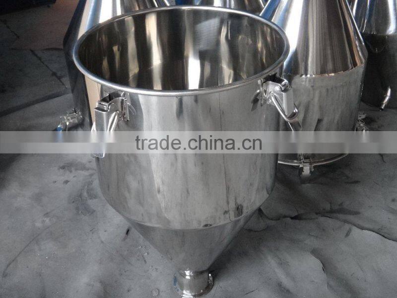 stainless steel mirror polished funnel/stainless steel conical hopper