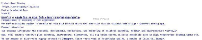 with heat fin cast iron housing