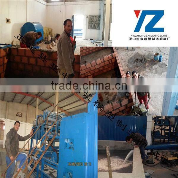 Machine/recycled paper egg tray making machine production line