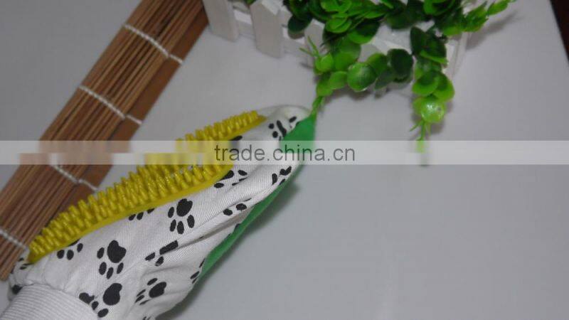 rubber pet dog washing brush