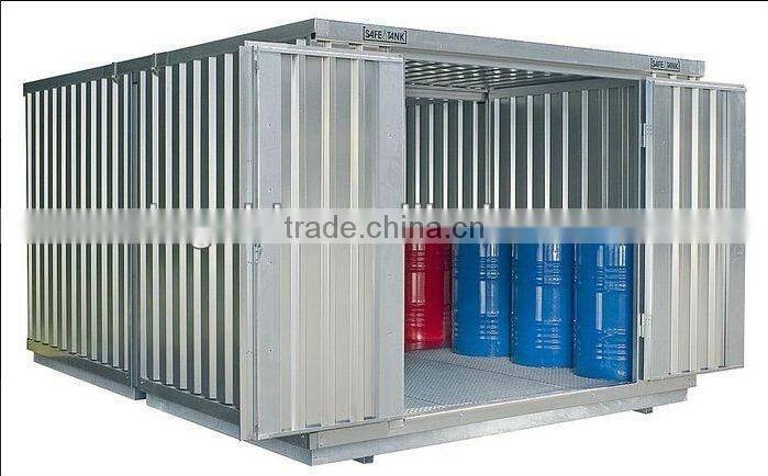 cheap prefab steel site container storage,garage container storage fireproof