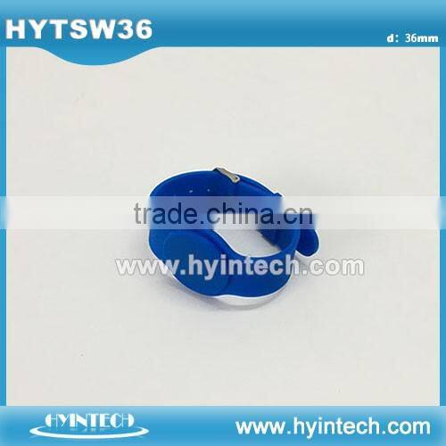 rfid uhf waterproof silicone watchband wristband with buckle tag