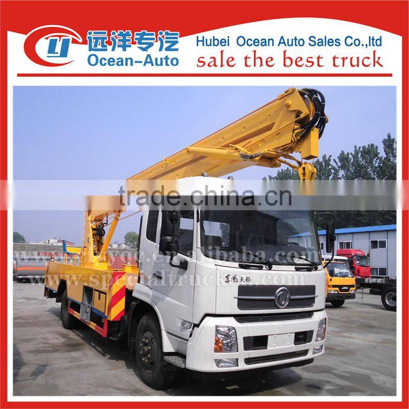 Driving type 4x2 dongfeng kingrun aerial plaform 20-22m cherry picker