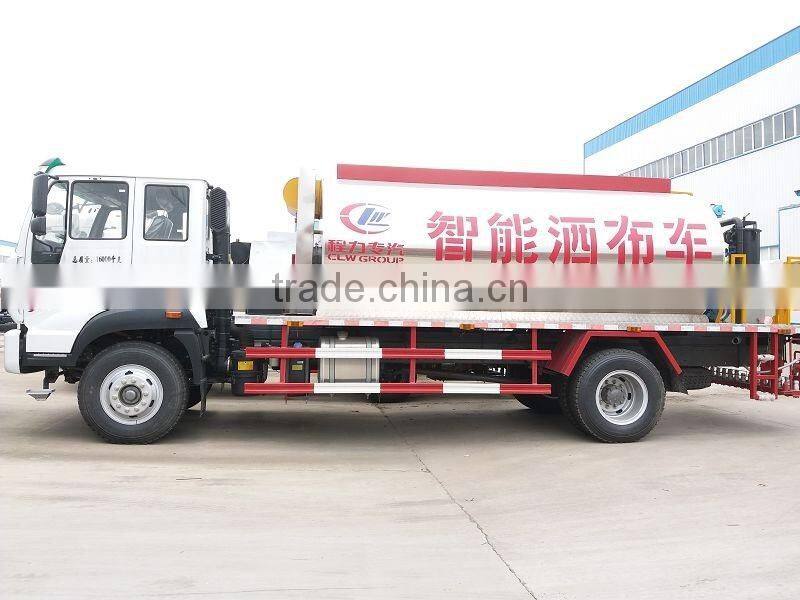 10000Liters asphalt spray truck Sino 4x2 bitumen spraying truck heated bitumen truck 10cbm