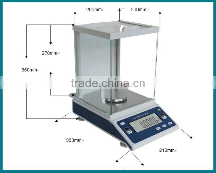 200g 0.1mg laboratory digital magnetic balance four digit