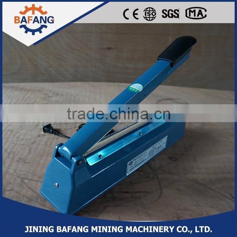 bag sealing and shrinking ,hand pressing plastic bag impulse side-cut sealer , band sealer