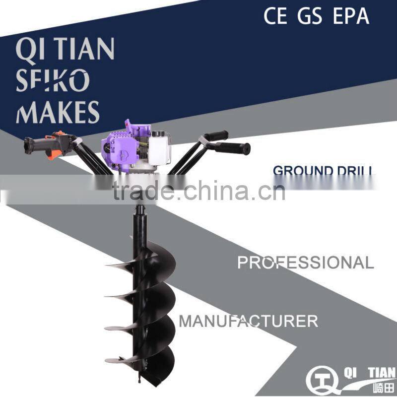 2015 hot sale gardon tools of high quality gasoline ground hole drill earth auger