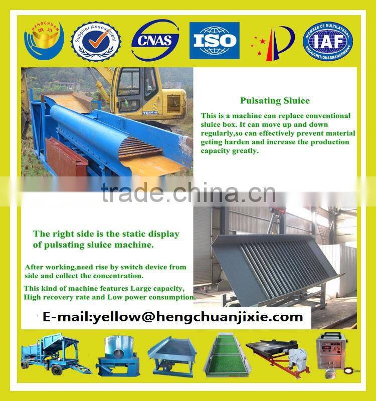 hot sales gold separator gold pulsating sluice equipment