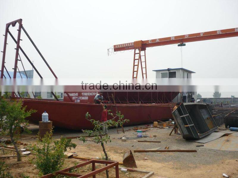 Self propelled river sand transport barge,transportation boat