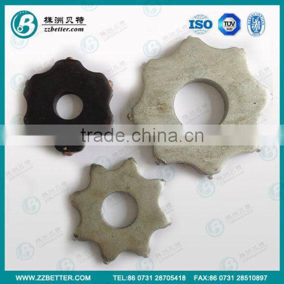 Zinc coating scarifying blades from China manufacture