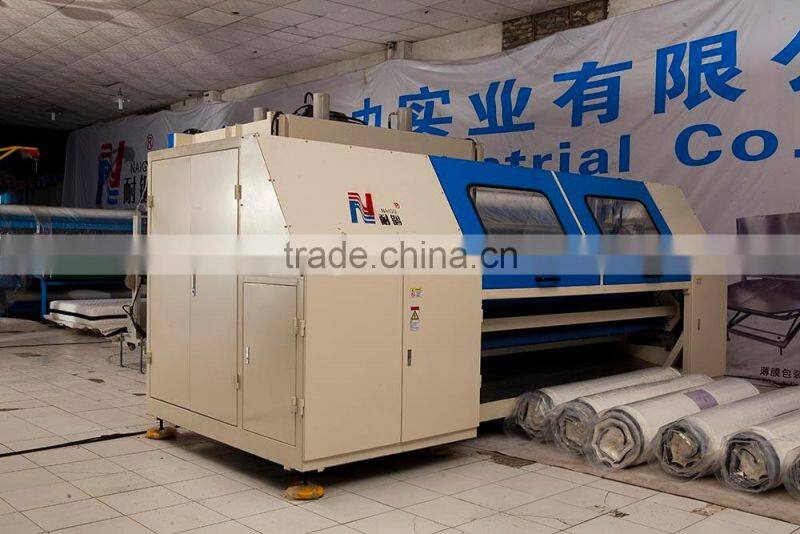 China NaiGu factory manufacturing high efficient automatic mattress compression and roll packing machine 17R