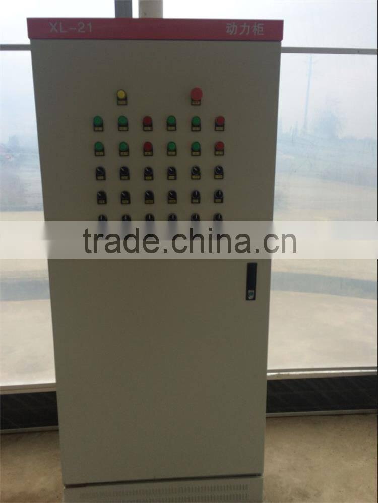 High tech greenhouse with heating solar system