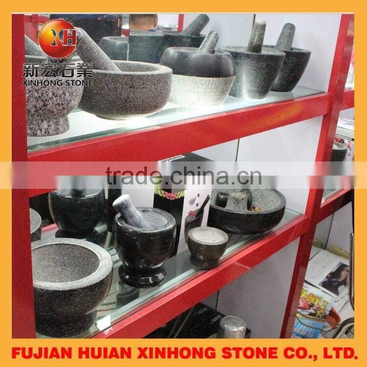 stone mortar and pestle for handicraft product with modern style