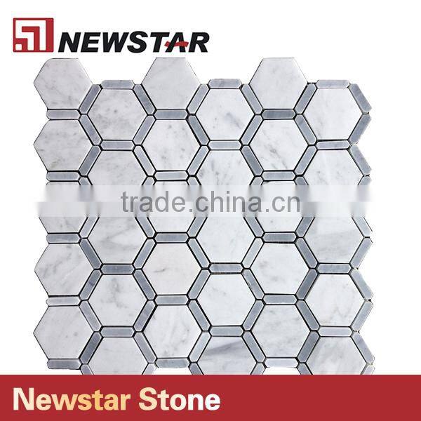 Newstar Cheap Wall Tiles For Bathroom Design Marble Mosaic For Sale