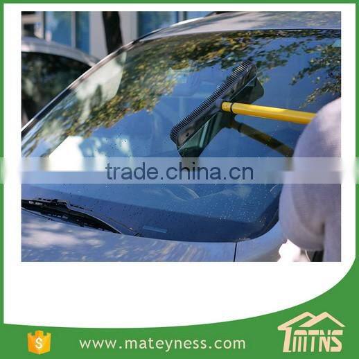 Slanted Side Sweep Clean Soft Rubber Broom Brush