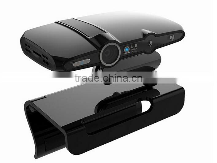 Hot-selling Android TV Box With 5.0 Camera OTT box 5.0MP Camera MIC Skype Quad Core H3 Allwinner Android TV Box