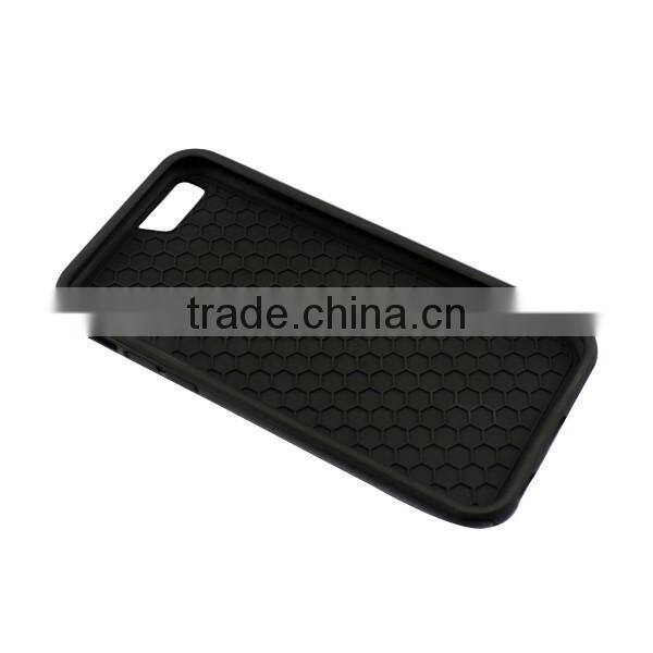 Cheap price custom blank TPU PC mobile phone case cover with leather for iphone 6 6 plus