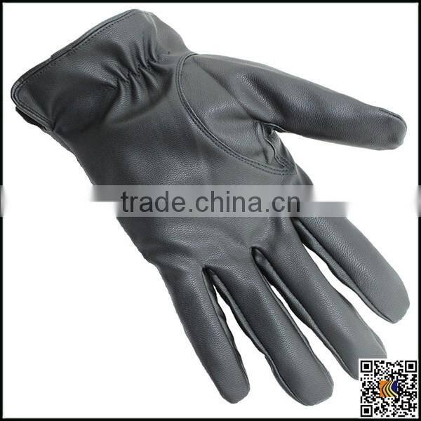 Wholesale winter men's golovs/ black leather glove for touch screen/2015 winter,touch screen leather gloves
