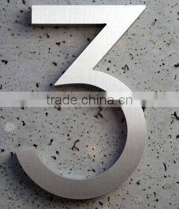 Hotel house numbers and letters