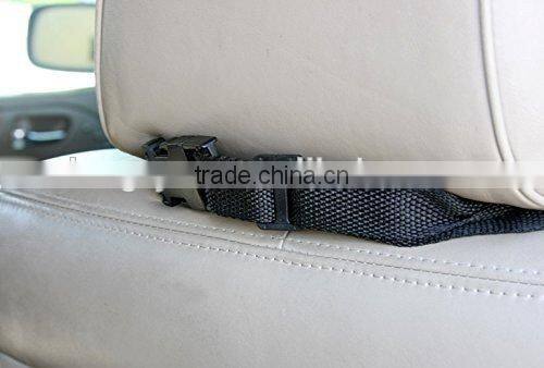 Car Auto Front or Back Seat Organizer Travel Storage Bag Black Color