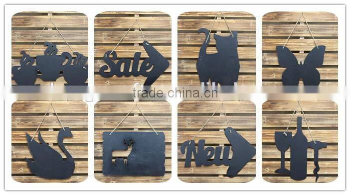 Double Owls Shaped Children Blackboard for Home Wall Mounted Decoration