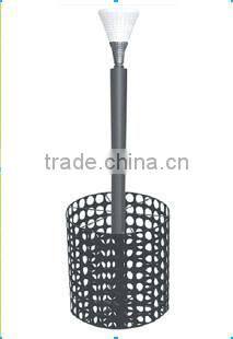 plastic vertical flowerpot Lamp Post Greening planter outdoor vertical flower planters