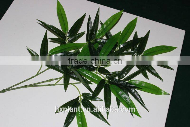 wholesale plastic artificial bamboo leaves for decoration