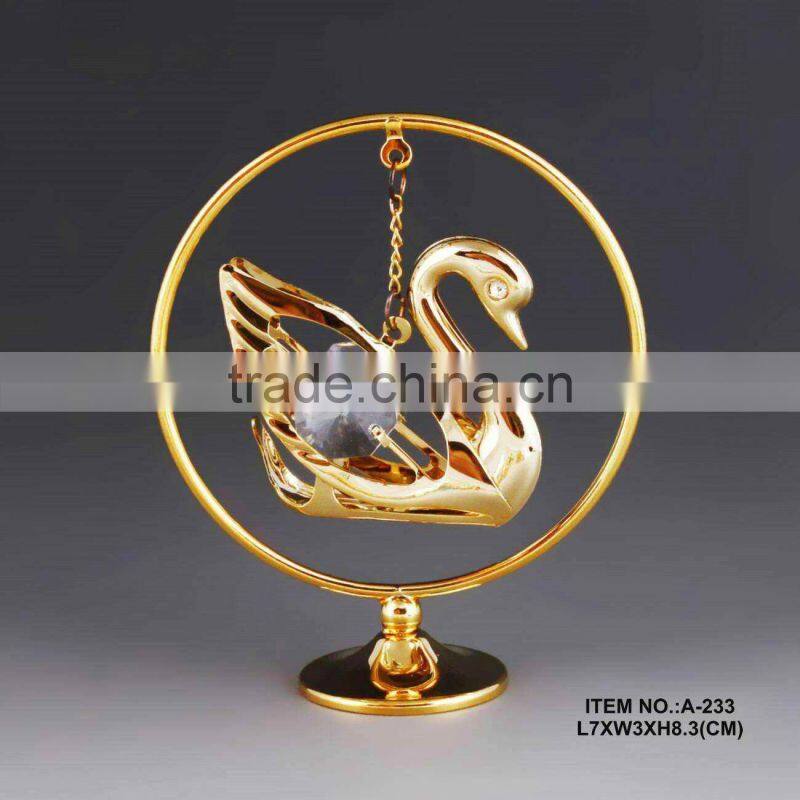 24k gold plated butterfly ornament for home decor